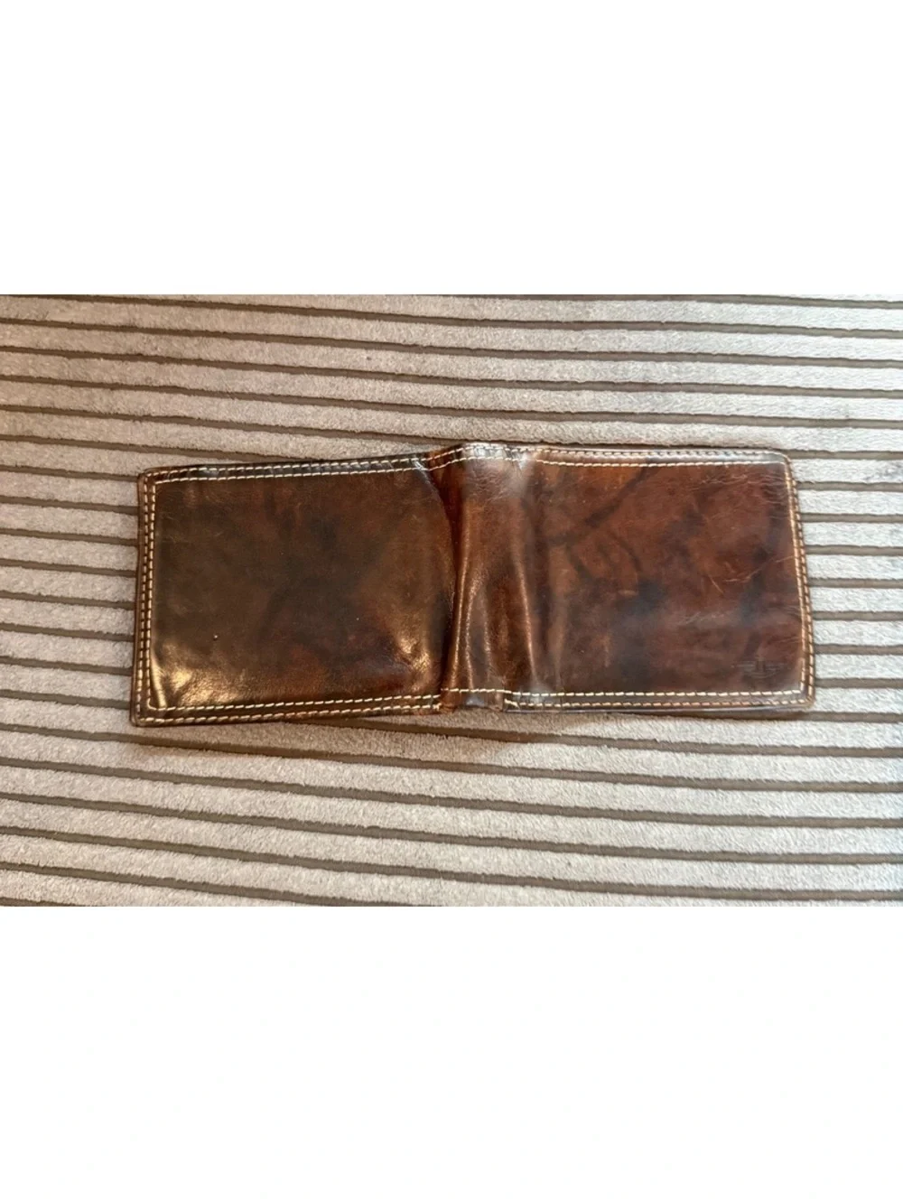 Vintage Dockers Brown Genuine Leather Men's Bi-Fold Wallet